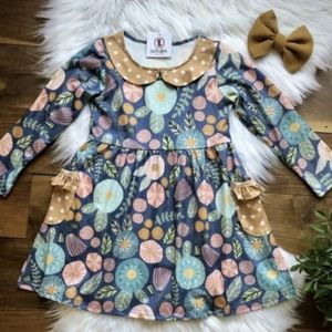 Folksy Floral Dress